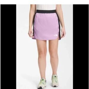 The North Face Women's Purple and Black Mini Skirt Size M
